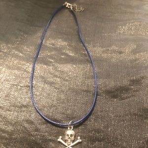 Pirate Crossbones Charm Necklace